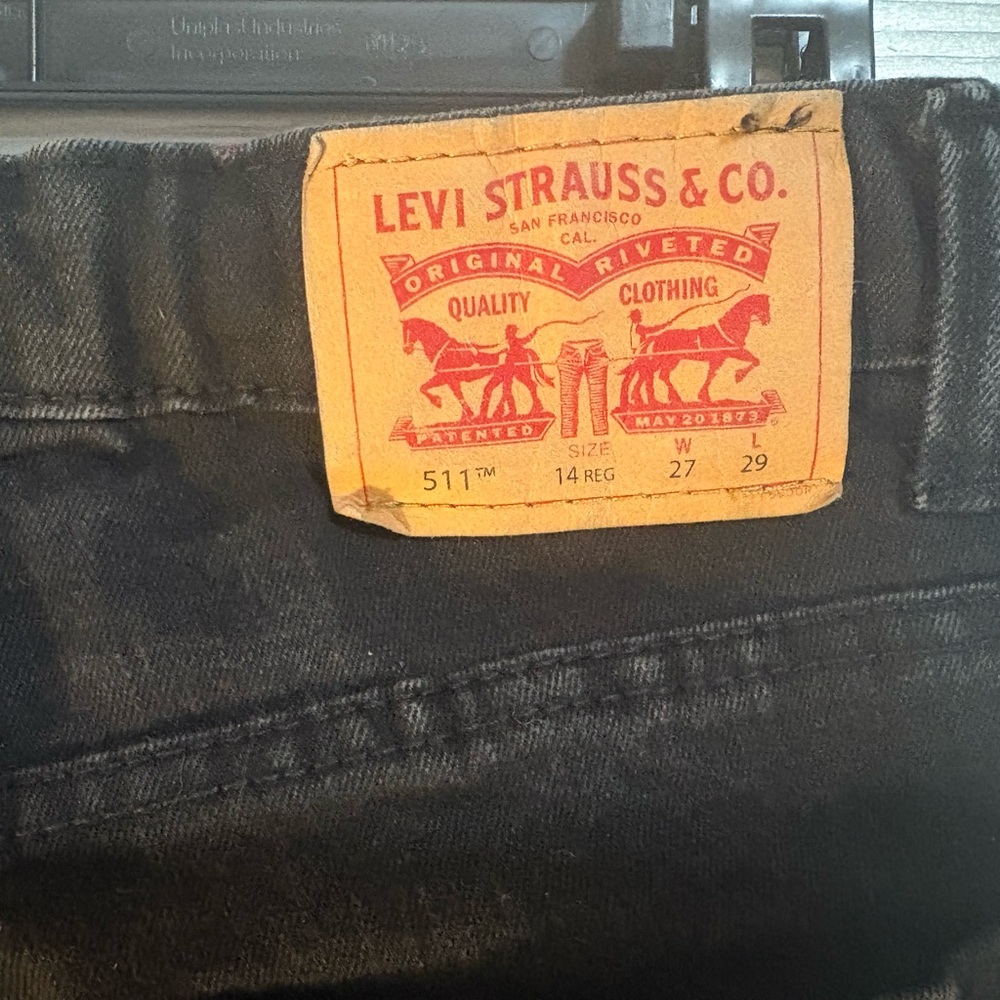 Levi's Men's Dark Gray Slim Jeans